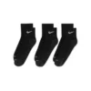 Nike Everyday Ankle 3er Pack Schwarz F010