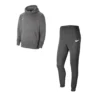 Nike Park 20 Fleece Hoody + Hose Set Kids Grau