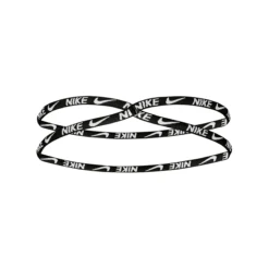 Nike Fixed Lace Haarband Schwarz Weiss F010