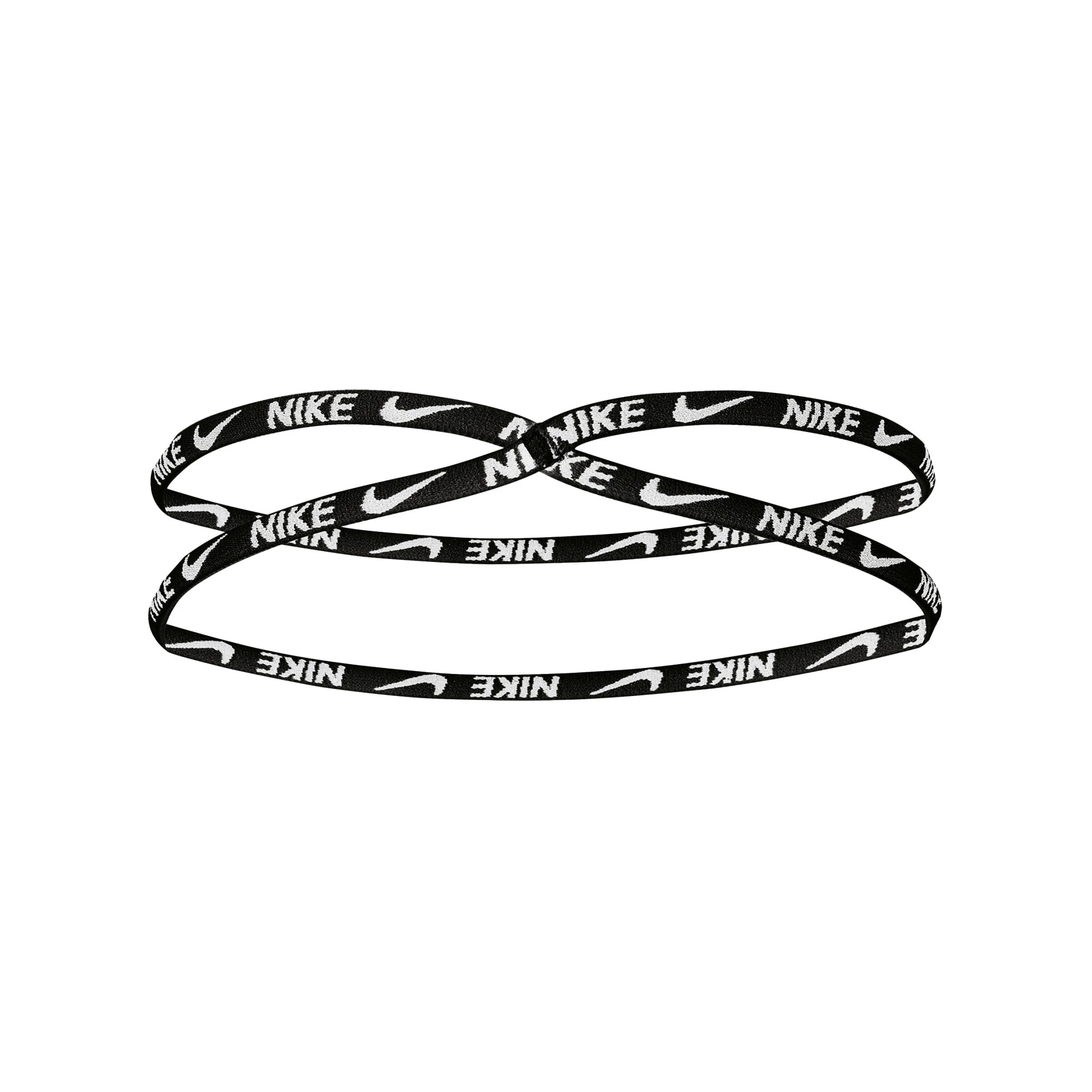 Nike Fixed Lace Haarband Schwarz Weiss F010 3 Nike Fixed Lace Haarband Schwarz Weiss F010