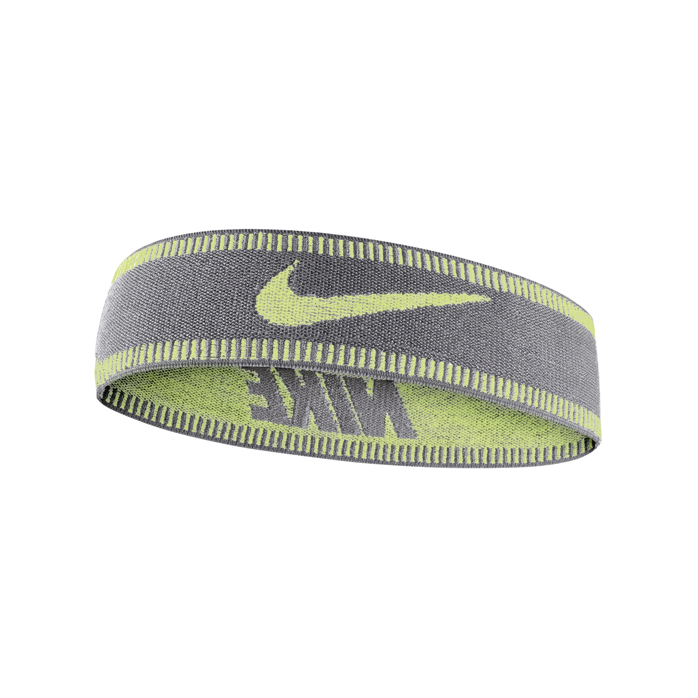 Nike M Sport Haarband Grau Gelb F070 4 Nike M Sport Haarband Grau Gelb F070 – Bild 2