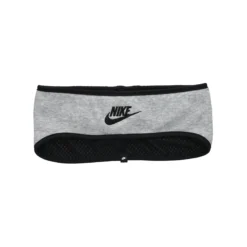 Nike Club Fleece Stirnband Grau Schwarz F035
