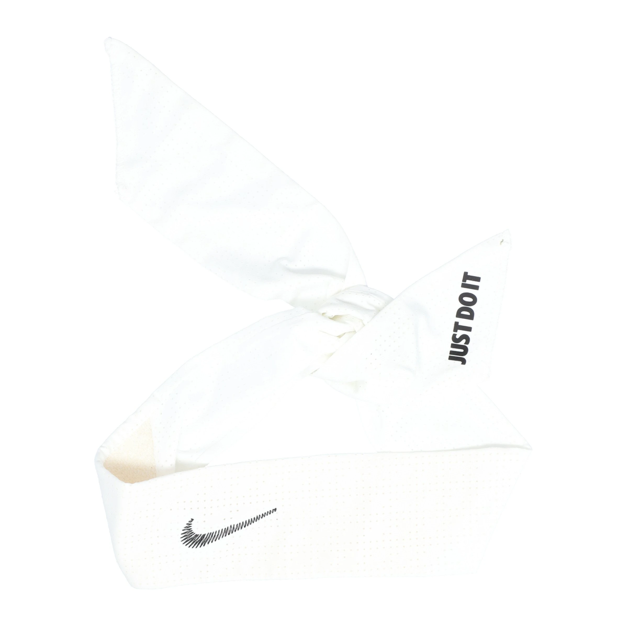 Nike Dri-FIT Tie Terry Haarband Weiss F101 4 Nike Dri-FIT Tie Terry Haarband Weiss F101 – Bild 2