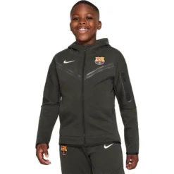 Nike FC Barcelona Tech Fleece Full-Zip Hoodie Kids